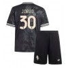 Juventus Jonathan David #30 Tredjedraktsett Barn 2025-26 Kortermet (+ korte bukser)